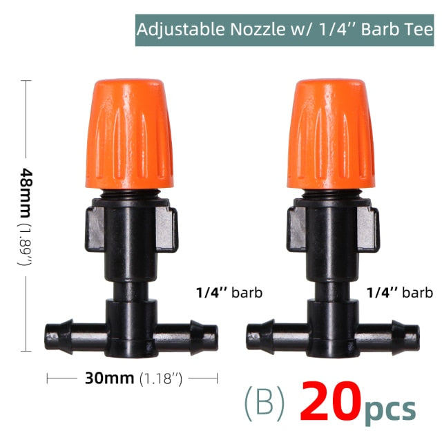 Garden Watering  Nozzle Drippers Sprayer Misting Atomizing Sprinklers - KiwisLove