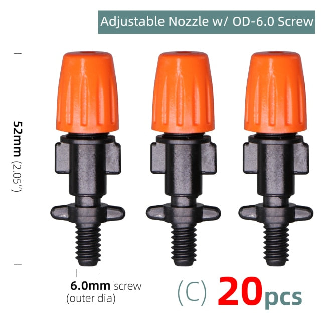 Garden Watering  Nozzle Drippers Sprayer Misting Atomizing Sprinklers - KiwisLove