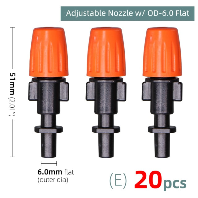 Garden Watering  Nozzle Drippers Sprayer Misting Atomizing Sprinklers - KiwisLove