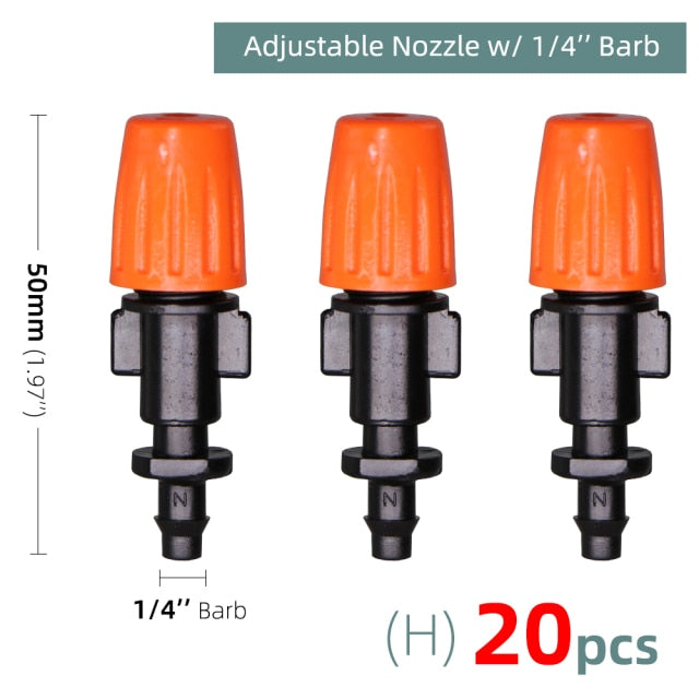 Garden Watering  Nozzle Drippers Sprayer Misting Atomizing Sprinklers - KiwisLove