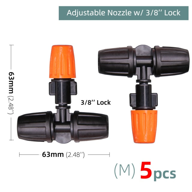 Garden Watering  Nozzle Drippers Sprayer Misting Atomizing Sprinklers - KiwisLove