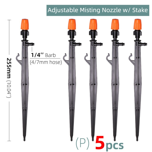 Garden Watering  Nozzle Drippers Sprayer Misting Atomizing Sprinklers - KiwisLove