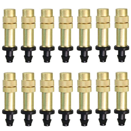 Garden Brass Misting Watering Nozzle Single Barb Connector - KiwisLove