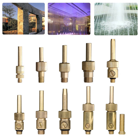 10 Kinds of Models Garden Adjustable Fountain Nozzle Brass - KiwisLove