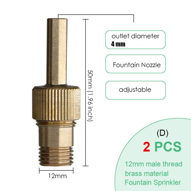 10 Kinds of Models Garden Adjustable Fountain Nozzle Brass - KiwisLove