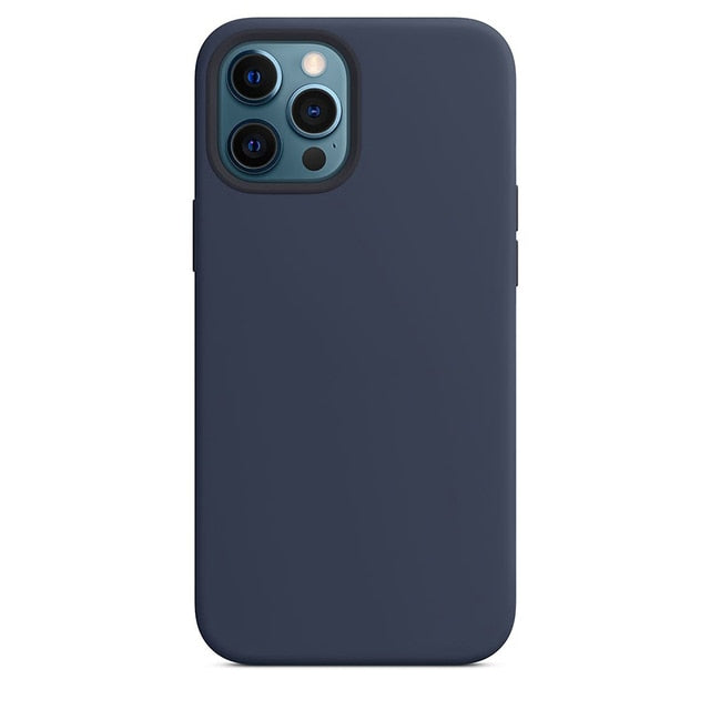 Silicone Case For iPhone 11 12  Pro  Max  Full Cover - KiwisLove