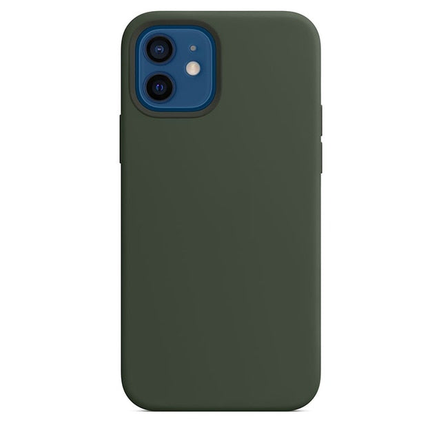 Silicone Case For iPhone 11 12  Pro  Max  Full Cover - KiwisLove