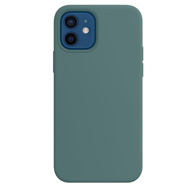 Silicone Case For iPhone 11 12  Pro  Max  Full Cover - KiwisLove