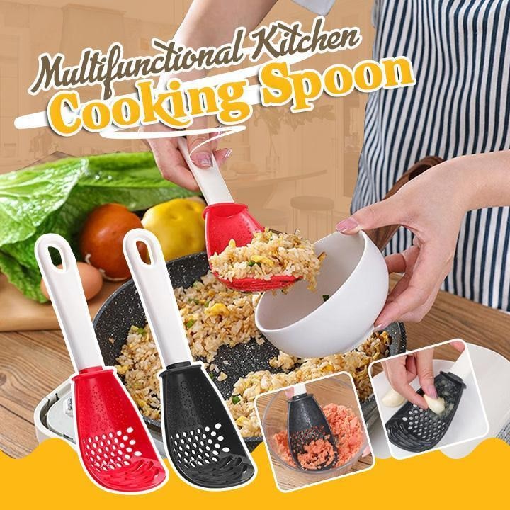 Multifunctional Kitchen Cooking Spoon Heat-resistant - KiwisLove