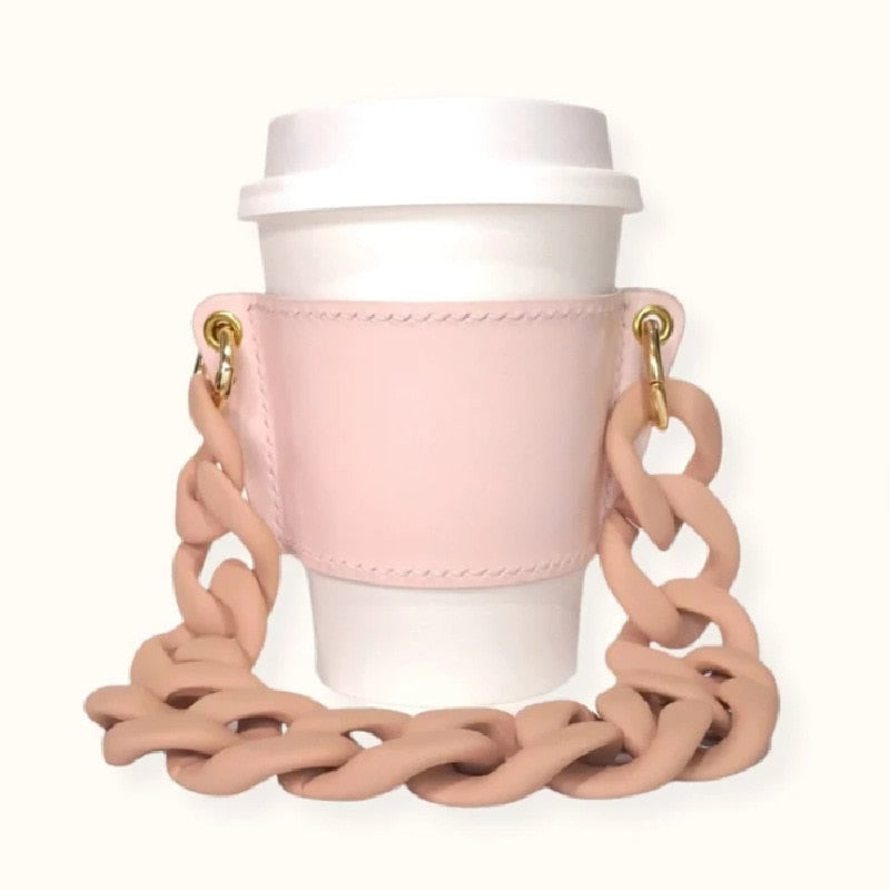 350ml Chain Portable Coffee Cup Holder - KiwisLove