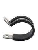 304 stainless steel Rubber Lined P Clips R-type pipe clampCable Mounting Hose Pipe  Clamp hose clamp fixed clamp pipe bracket - KiwisLove