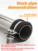 304 stainless steel Rubber Lined P Clips R-type pipe clampCable Mounting Hose Pipe  Clamp hose clamp fixed clamp pipe bracket - KiwisLove