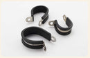 304 stainless steel Rubber Lined P Clips R-type pipe clampCable Mounting Hose Pipe  Clamp hose clamp fixed clamp pipe bracket - KiwisLove