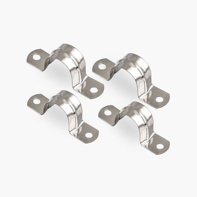 U Shape Clamps 304 Stainless Steel Tube Clip Water Pipe Saddle Clamps - KiwisLove