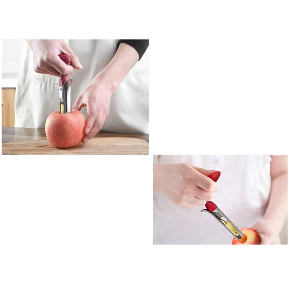 Apple Corer  Pear Fruit Vegetable Tools Core Seed Remover - KiwisLove