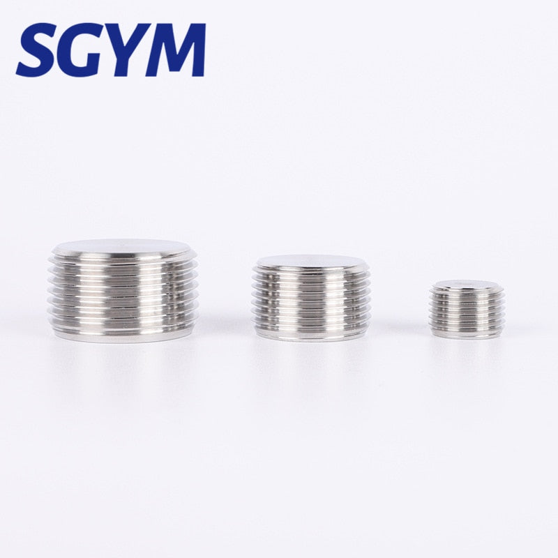 Stainless Steel 304 Hexagon Pipe M8*1 M12*1.5 M14*1.5 M20*1.5 Male Countersunk End Plug Fitting Water Gas Oil - KiwisLove