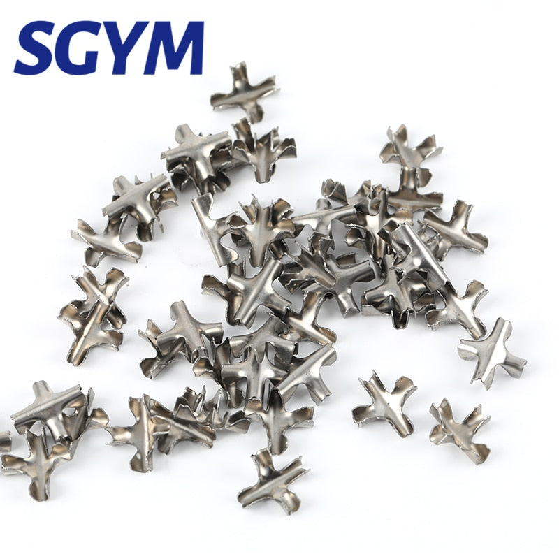 100pcs Cross Clip Network Buckle 304 Stainless Steel - KiwisLove