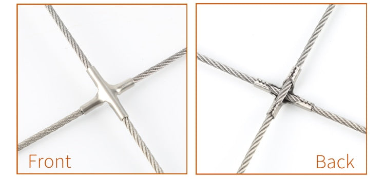 100pcs Cross Clip Network Buckle 304 Stainless Steel - KiwisLove