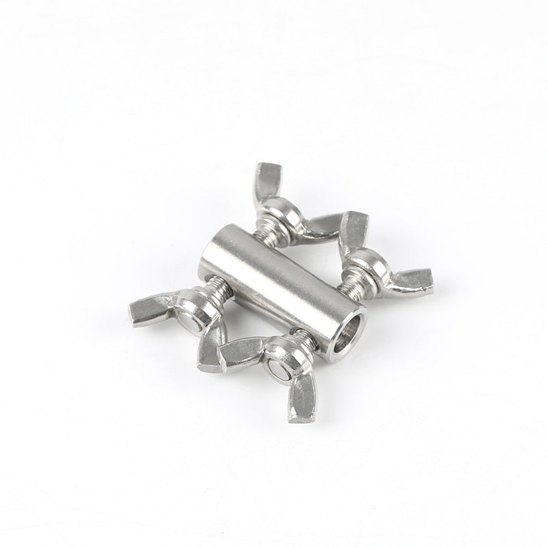 2pcs 304 stainless steel rope  fasteners butterfly buckle - KiwisLove