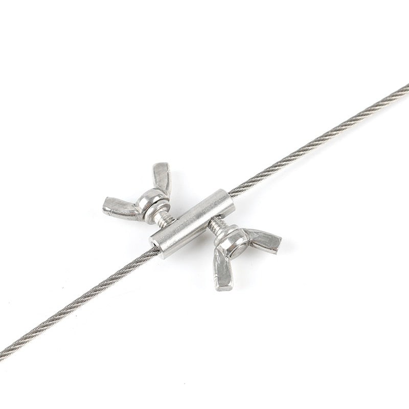 2pcs 304 stainless steel rope  fasteners butterfly buckle - KiwisLove