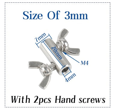 2pcs 304 stainless steel rope  fasteners butterfly buckle - KiwisLove