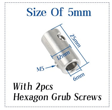 2pcs 304 stainless steel Clamp Fit Together Wire Rope Clip - KiwisLove