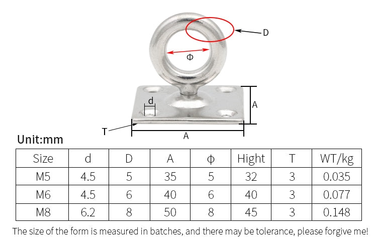 11Pcs Ceiling Hook + 44 pcs Anchor Square Swivel Rotatable Wall Mounted - KiwisLove