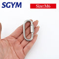 ss316  Screw Lock Carabiner Quick Links Safety Snap Hook  Buckle - KiwisLove