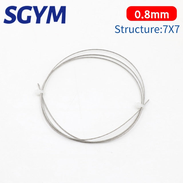 304 Stainless Steel Wire Rope Soft  Cable  Rustproof - KiwisLove