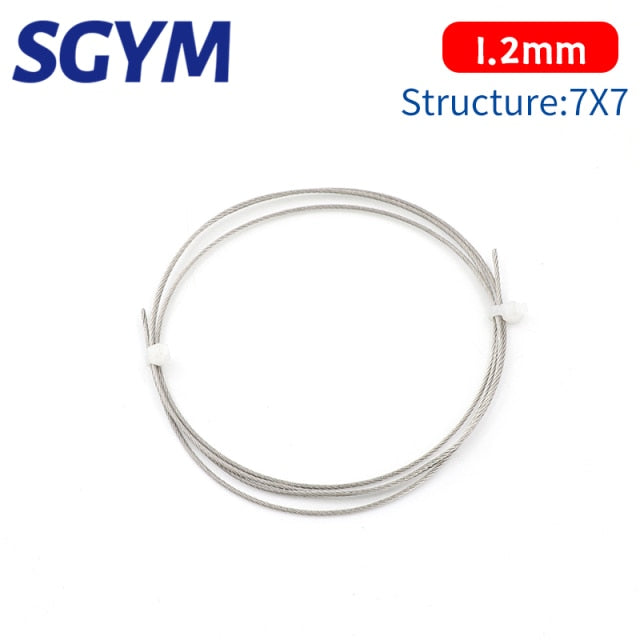 304 Stainless Steel Wire Rope Soft  Cable  Rustproof - KiwisLove