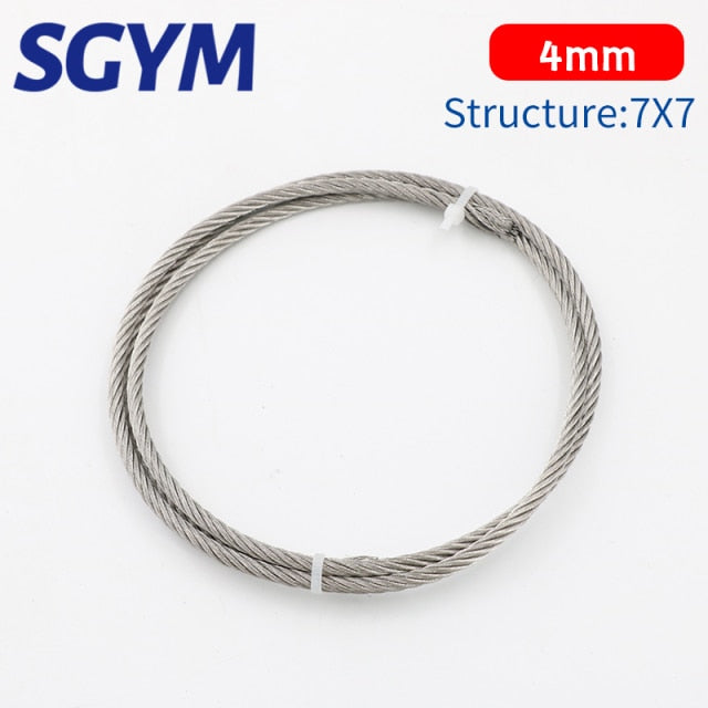 304 Stainless Steel Wire Rope Soft  Cable  Rustproof - KiwisLove
