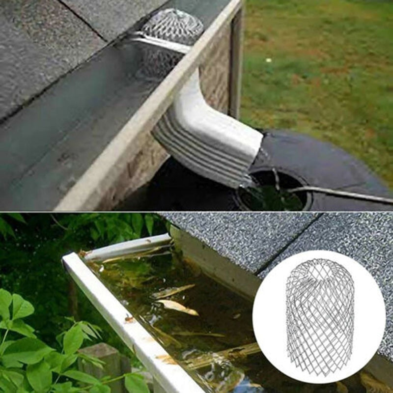 4Pcs Metal Mesh Roof Gutter Filters Aluminum Gutter Guard - KiwisLove