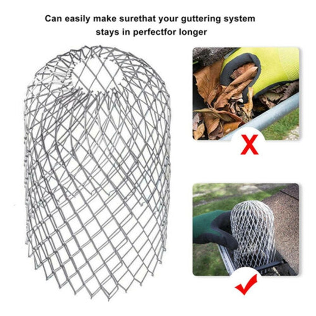 4Pcs Metal Mesh Roof Gutter Filters Aluminum Gutter Guard - KiwisLove