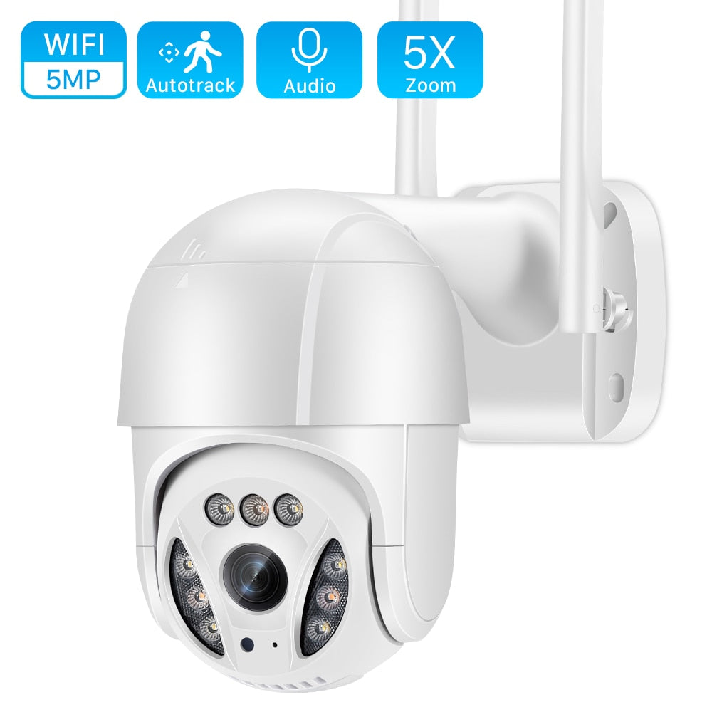 Wifi IP Camera Outdoor Ai Human Detection Auto Tracking PTZ - KiwisLove