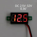 Digital Voltmeter Tester Voltage Panel Meter Electromobile Motorcycle Car - KiwisLove