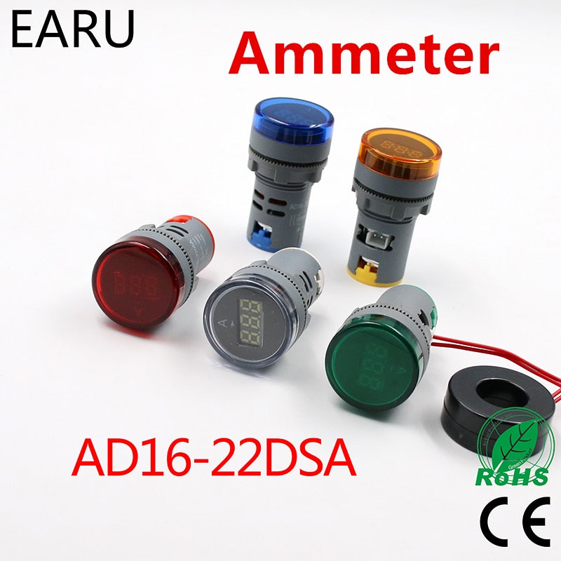 Digital Voltmeter Ammeter Amp Current Hertz HZ Voltage Meter - KiwisLove