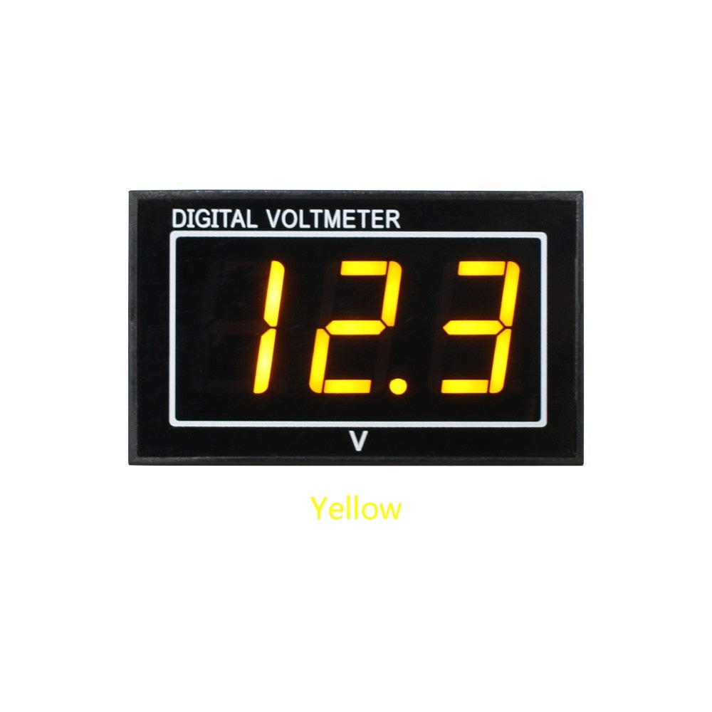 LED Mini Digital Voltage Meter Gauge Display  Car Boat Motorcycle - KiwisLove
