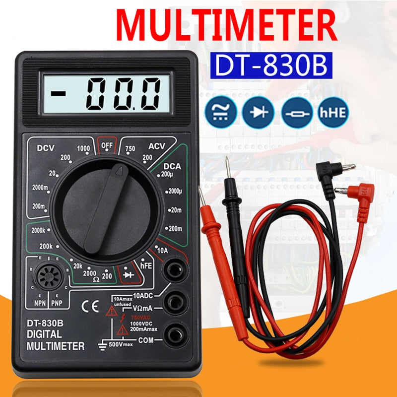 Digital Multimeter probe Voltmeter Ammeter Ohm Tester Meter Gauge - KiwisLove