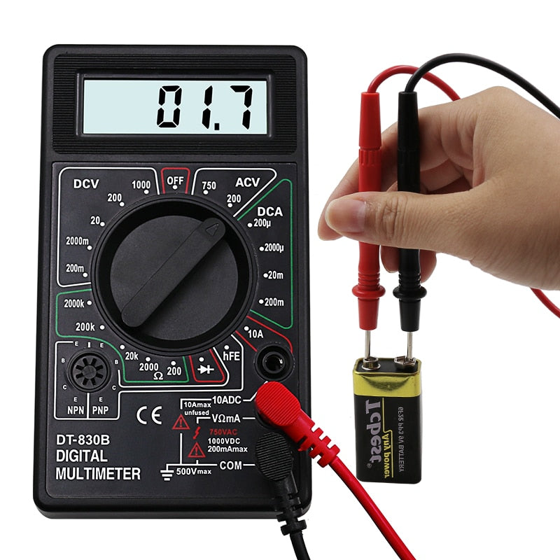 Digital Multimeter probe Voltmeter Ammeter Ohm Tester Meter Gauge - KiwisLove