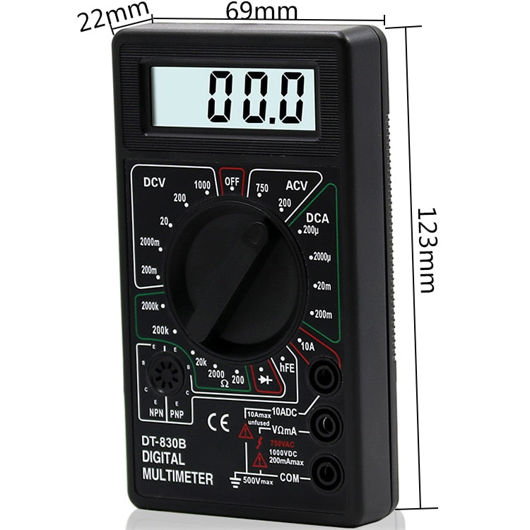 Digital Multimeter probe Voltmeter Ammeter Ohm Tester Meter Gauge - KiwisLove