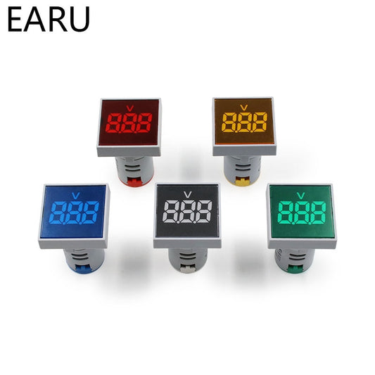 Digital Voltmeter  Voltage Tester Meter Monitor Power LED Indicator - KiwisLove