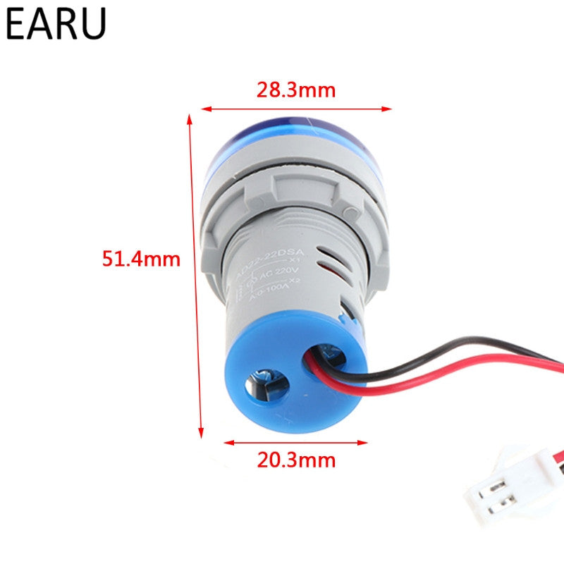 Digital Display Ampermeter Ammeter Voltmeter Voltage Current Meter Gauge - KiwisLove