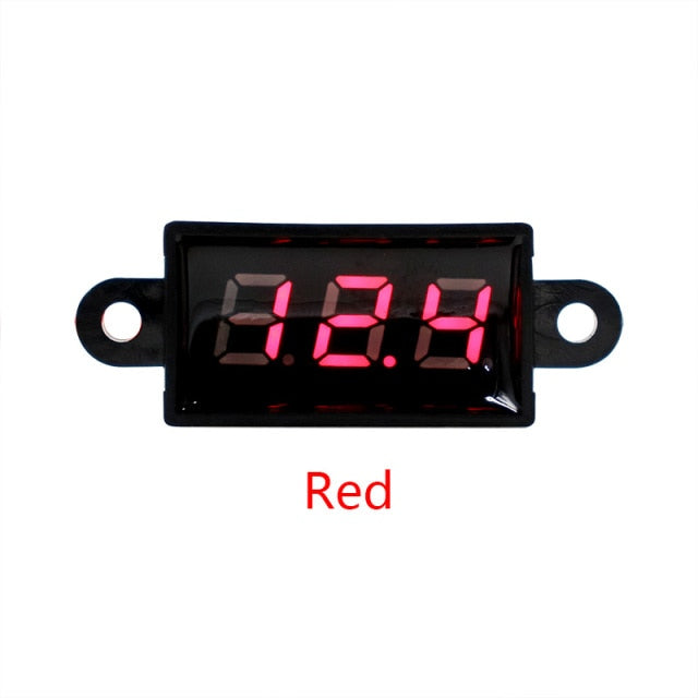 Car Boat LED Display Module Voltmeter Voltage Tester Panel Meter Gauge Motorcycle - KiwisLove