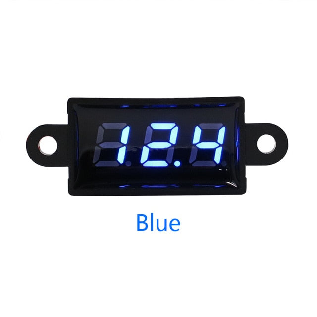 Car Boat LED Display Module Voltmeter Voltage Tester Panel Meter Gauge Motorcycle - KiwisLove