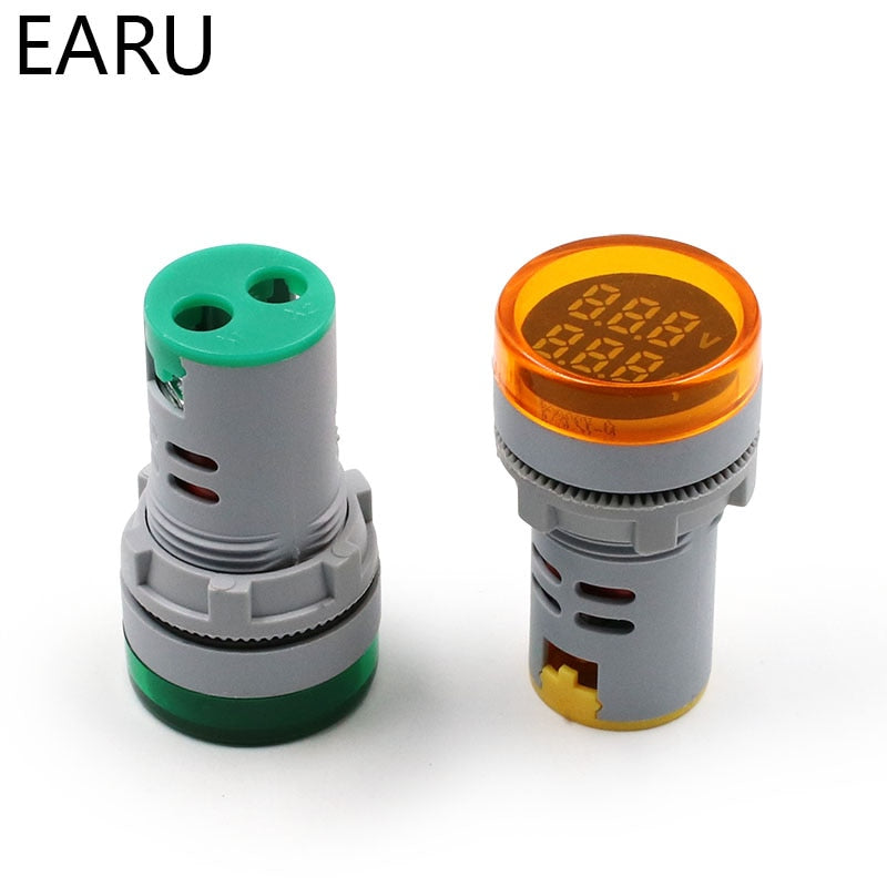 Mini Digital Voltmeter Ammeter 22mm 0-100A Amp Volt Voltage Tester Meter - KiwisLove