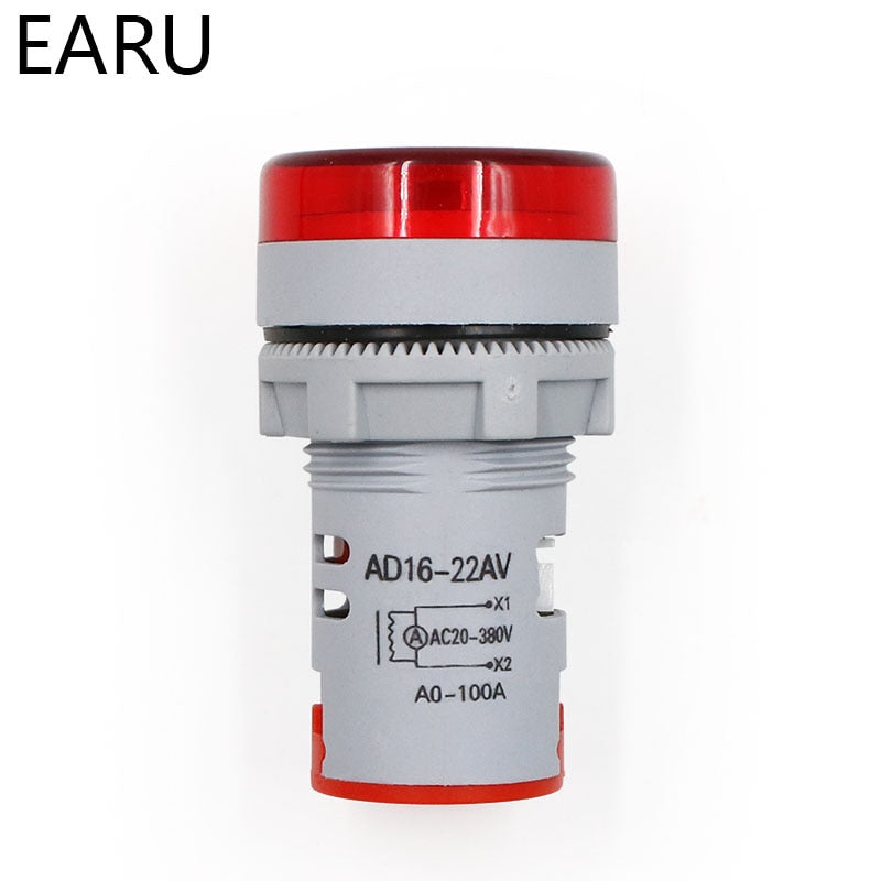 Mini Digital Voltmeter Ammeter 22mm 0-100A Amp Volt Voltage Tester Meter - KiwisLove