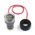 Mini Digital Voltmeter Ammeter 22mm 0-100A Amp Volt Voltage Tester Meter - KiwisLove