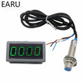 1Set Measuring Gauge 4 Digital  LED Tachometer RPM Speed Meter - KiwisLove