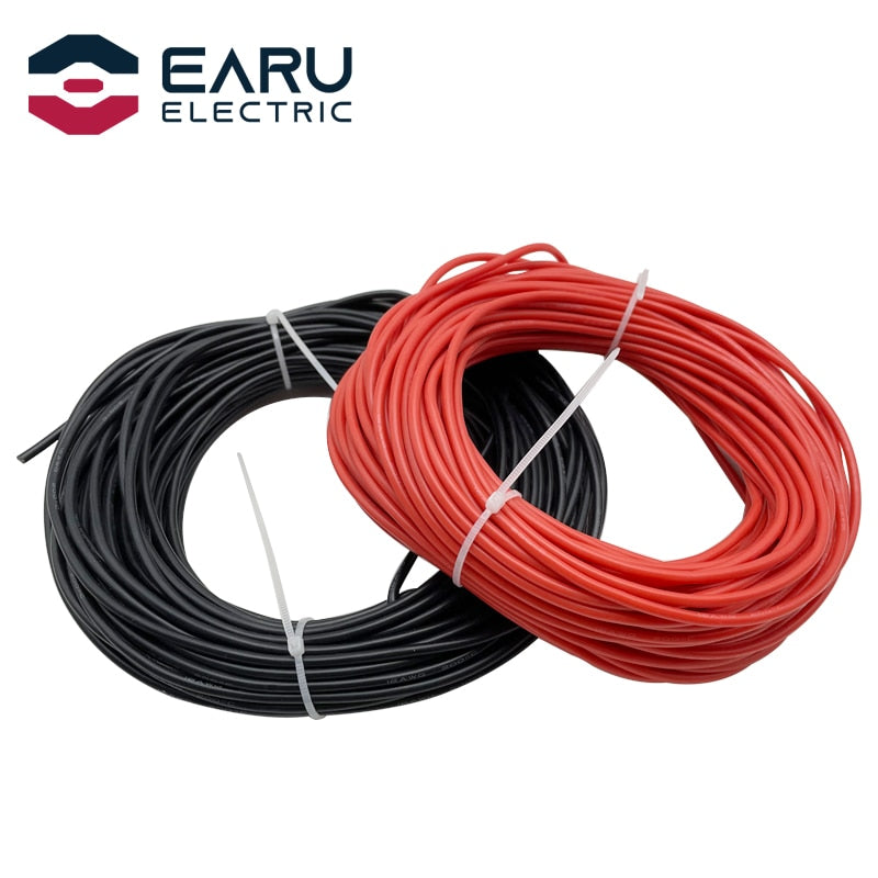 10M Heat-resistant Soft Electrical Silicone Wire Cable - KiwisLove