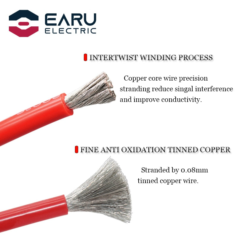 10M Heat-resistant Soft Electrical Silicone Wire Cable - KiwisLove